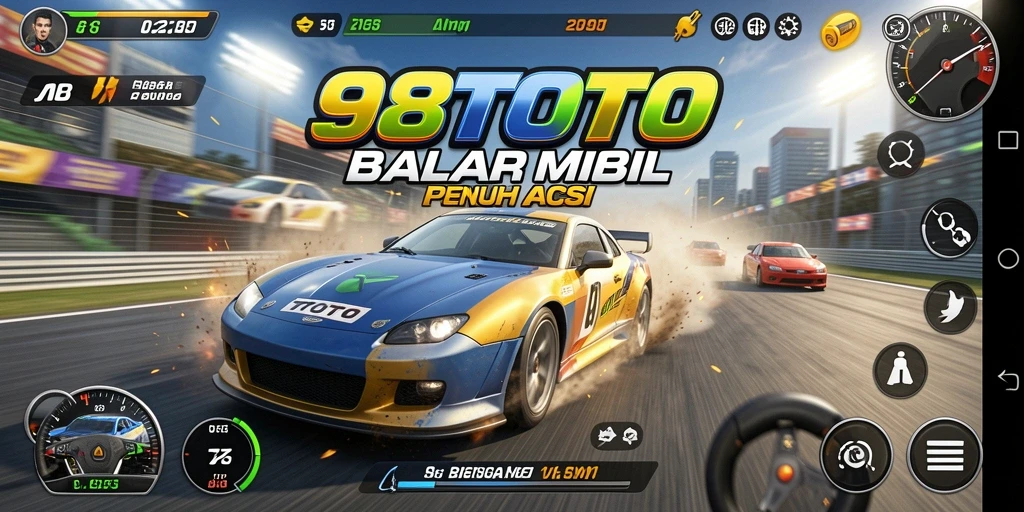 Gambaran gameplay yang seru dan penuh kecepatan di 98TOTO.