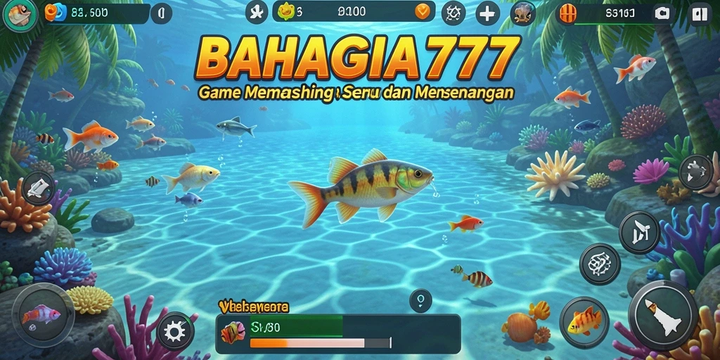 Tampilan gameplay BAHAGIA777 yang menampilkan aksi memancing seru.