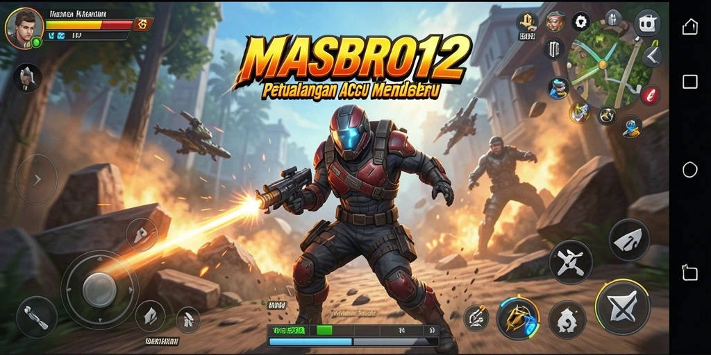 Tampilan seru dari gameplay <strong>MASBRO12</strong> yang penuh aksi dan tantangan.
