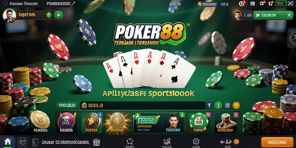 Tampilan gameplay utama POKER88 saat bertaruh di berbagai olahraga.
