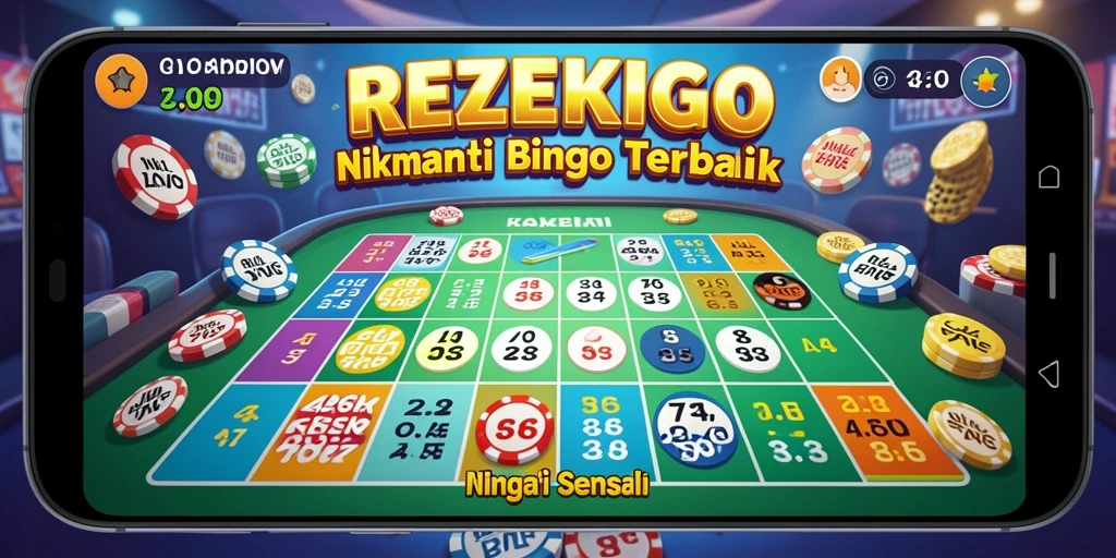 Tampilan gameplay seru dari permainan Bingo REZEKIGO.