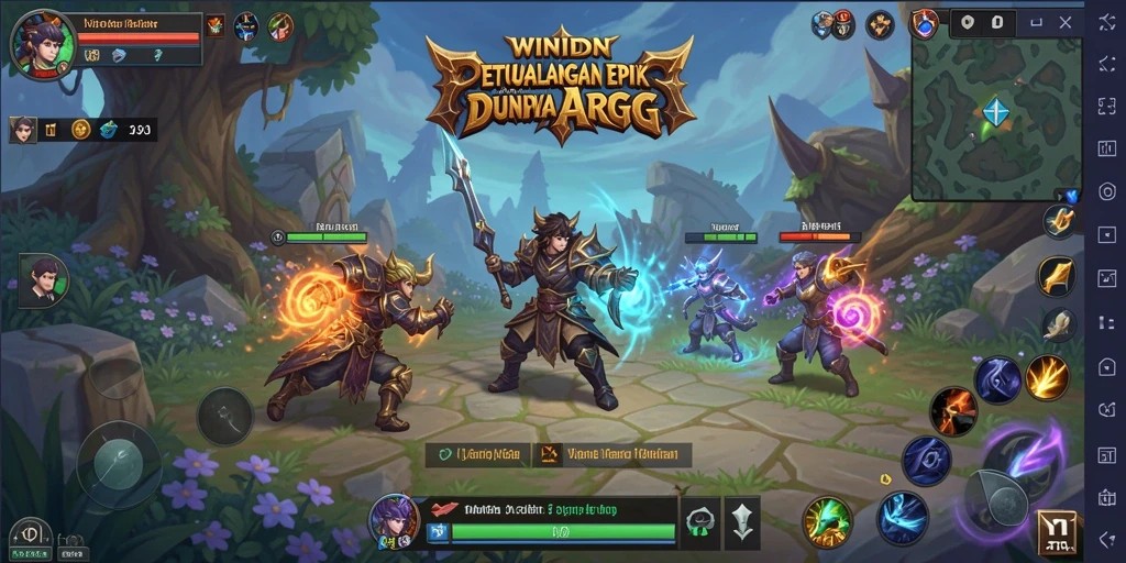 Tampilan menarik dari gameplay ARPG yang mendebarkan.